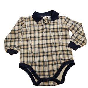 TKS polo long sleeve onesie 18 months